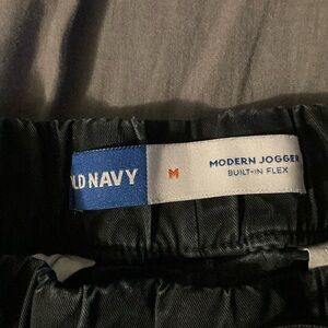 Old Navy Black Jogger Pants with Flex